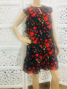 J. Crew Multi Color Beautiful Floral Dress